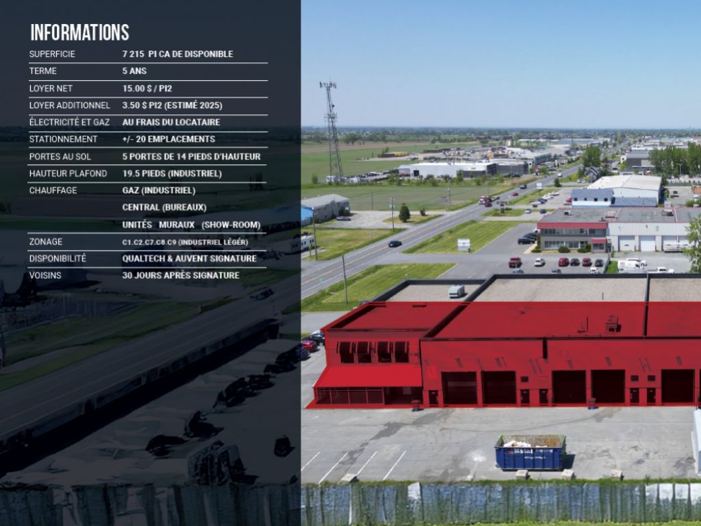 Espace commercial � louer