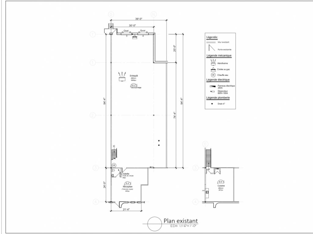 Espace industriel � louer � 3260 avenue Watt, local 102