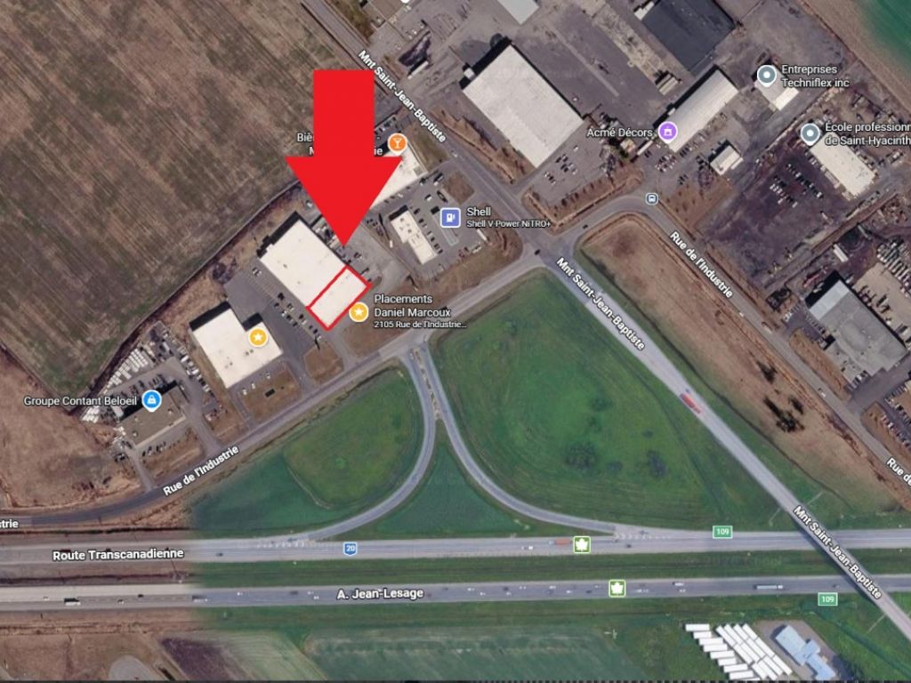 Local commercial / industriel � louer 6000, 9000 et 15000 pi.ca�St-Mathieu-de-Beloeil   Bordure de l'autoroute