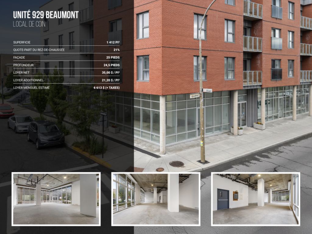 Unit�s commerciales � louer voisines du MIL