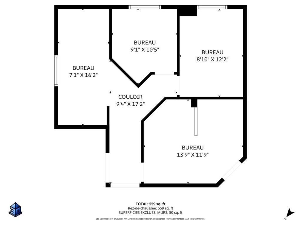 Espace bureau � louer � 4150 Boul. St-Martin O., local 100, Laval (Chomedey)