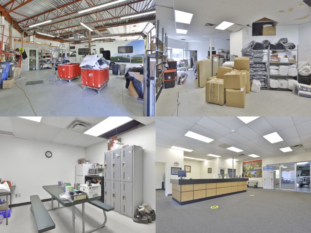 Espace commercial et industriel avec entreposage ext�rieur