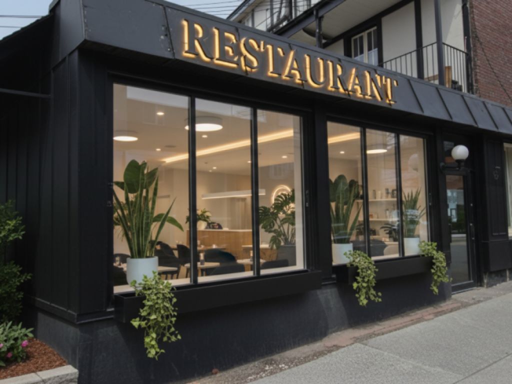 Prime Corner Commercial Space for Lease � �3200 sq.ft. + Private Terrace � Perfect for Restaurant or Food Concept � Existing Hood Installed