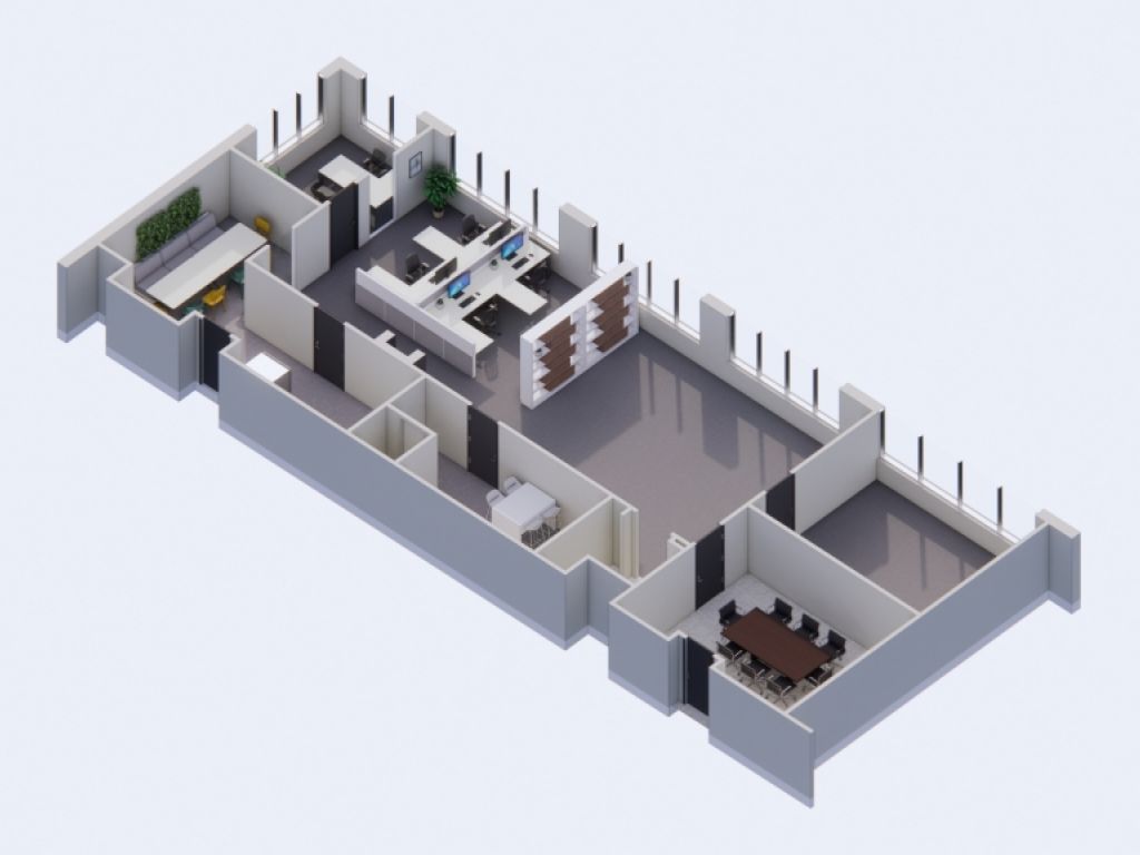 Bureau professionnel tr�s lumineux