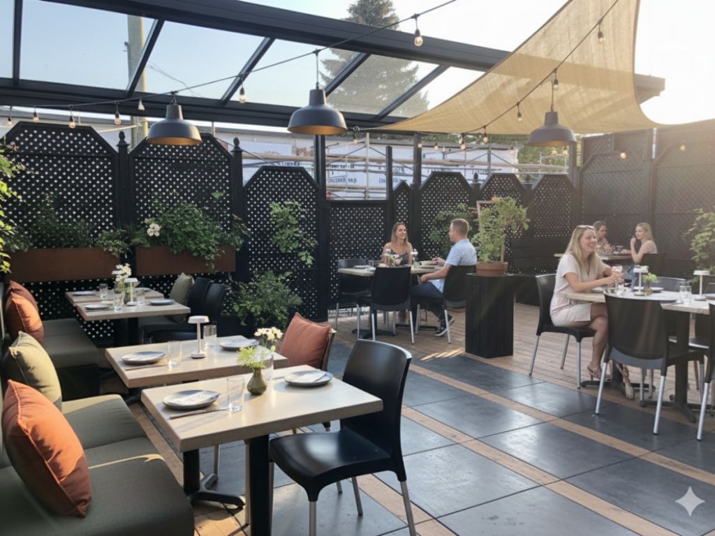 Prime Corner Commercial Space for Lease � �3200 sq.ft. + Private Terrace � Perfect for Restaurant or Food Concept � Existing Hood Installed