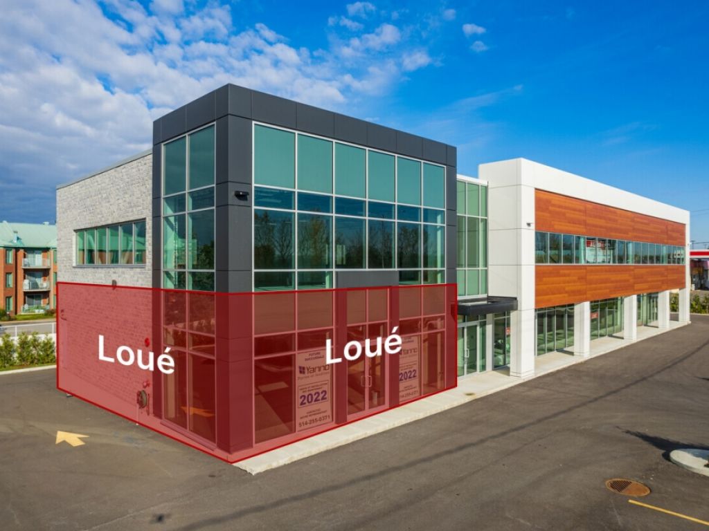 Local comm. et bureaux neufs 2000 � 6316 pc La Prairie