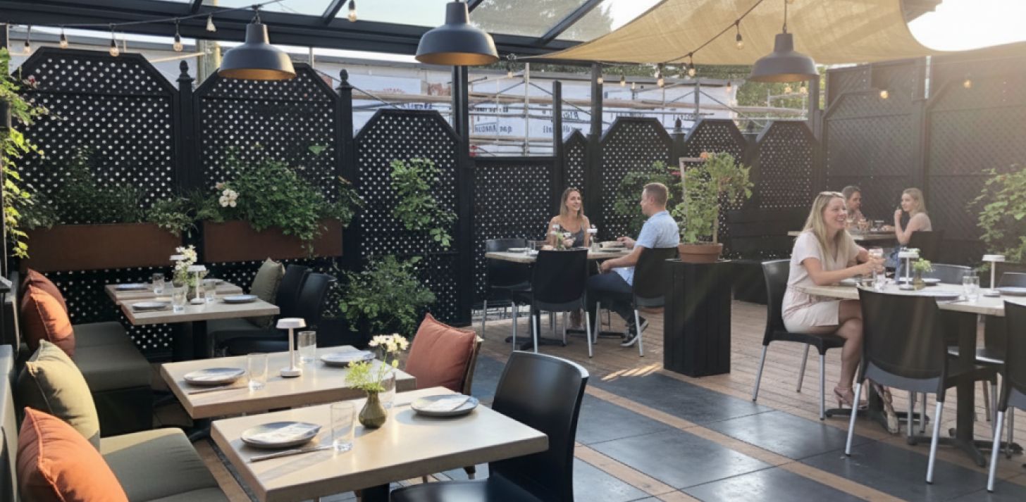 Prime Corner Commercial Space for Lease � &plusmn;3200 sq.ft. + Private Terrace � Perfect for Restaurant or Food Concept � Existing Hood Installed - For Rent