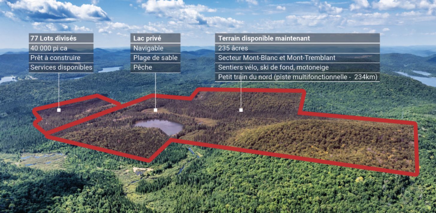 Immense Terrain de plus de 10M de pi2 - &Agrave; vendre