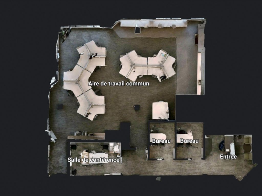 Espace de bureaux moderne � Place Iberville IV (Qu�bec)